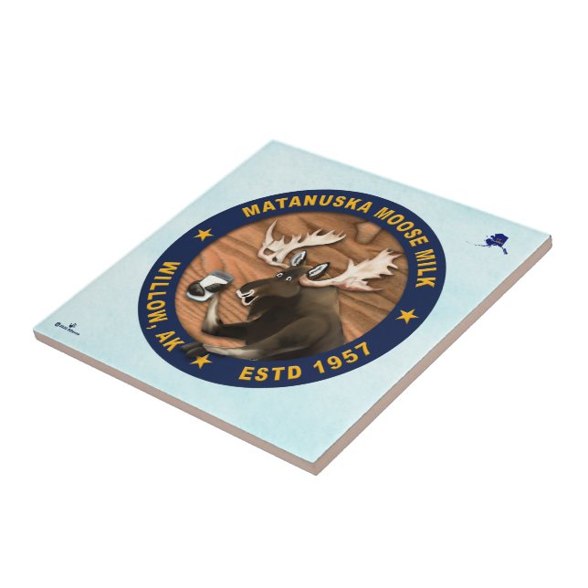 Matanuska Moose Milk Fliese (Seite)