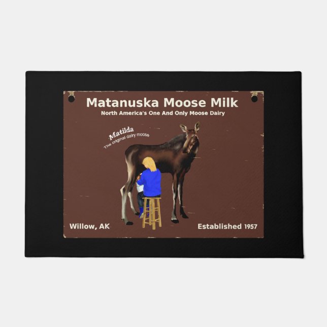 Matanuska Moose Milk Fußmatte (Vorderseite)
