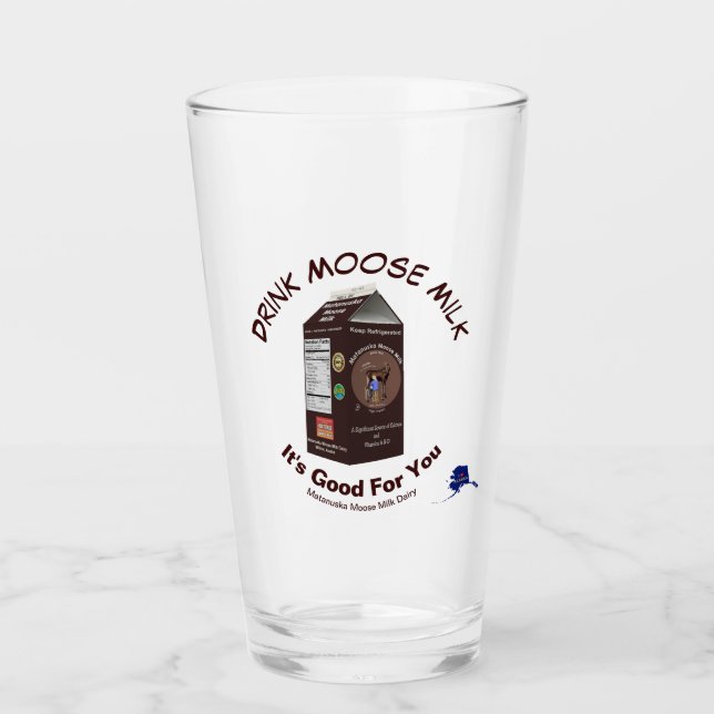 Matanuska Moose Milk Glas (Vorderseite)