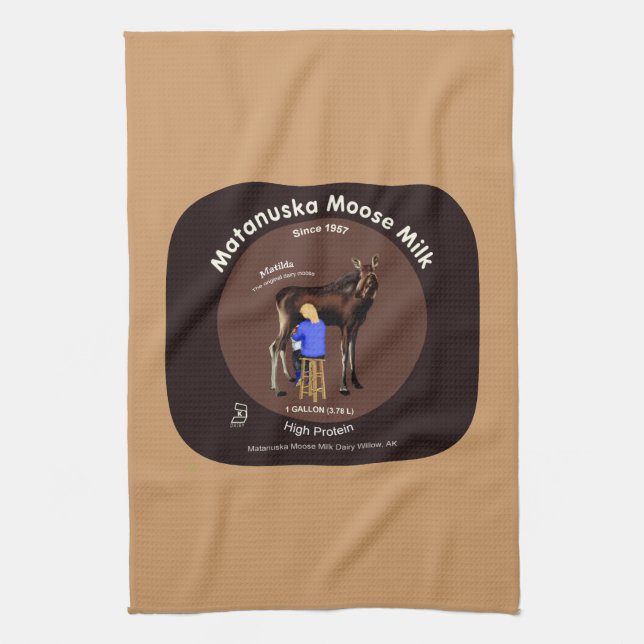 Matanuska Moose Milk Handtuch (Vertikal)