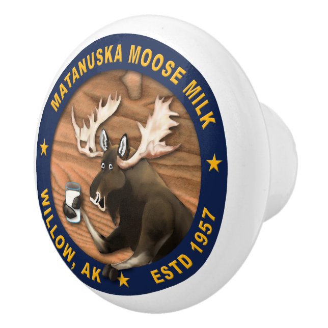 Matanuska Moose Milk Keramikknauf (Rechts)