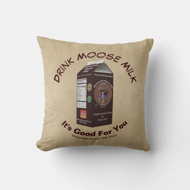Matanuska Moose Milk Kissen (Vorderseite)