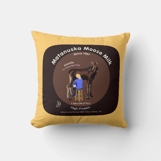 Matanuska Moose Milk Kissen (Vorderseite)