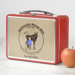 Matanuska Moose Milk Metall Lunch Box