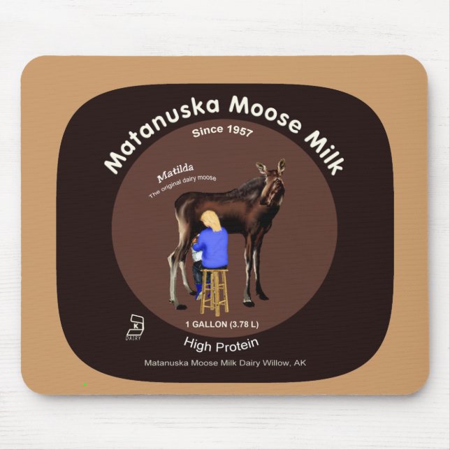 Matanuska Moose Milk Mousepad (Vorne)