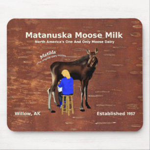 Matanuska Moose Milk Mousepad
