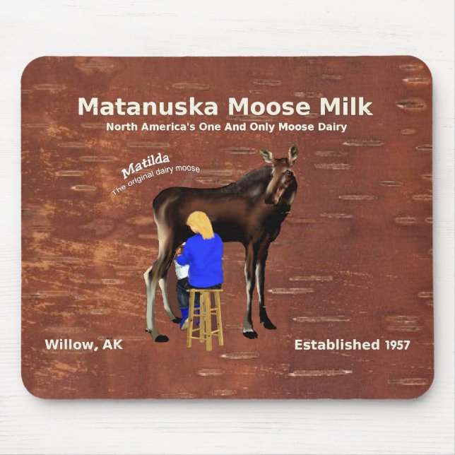 Matanuska Moose Milk Mousepad (Vorne)