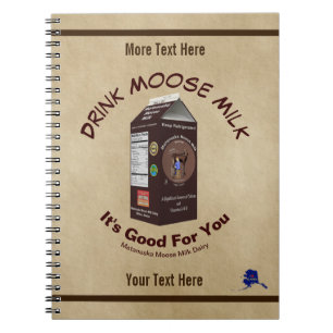 Matanuska Moose Milk Notizblock