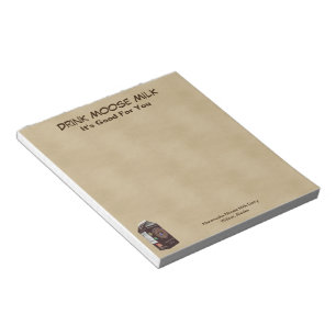 Matanuska Moose Milk Notizblock