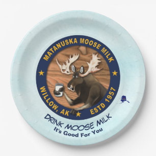 Matanuska Moose Milk Pappteller