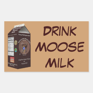 Matanuska Moose Milk Rechteckiger Aufkleber