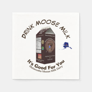 Matanuska Moose Milk Serviette