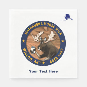 Matanuska Moose Milk Serviette