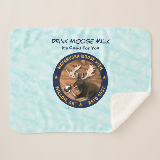 Matanuska Moose Milk Sherpadecke (Vorderseite (Horizontal))