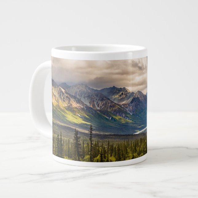 Matanuska-Tal, Südmitte Alaska #2 Jumbo-Tasse (Vorderseite Links)