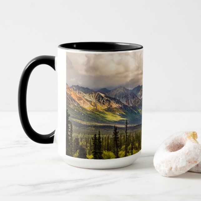 Matanuska-Tal, Südmitte Alaska #2 Tasse (Mit Donut)