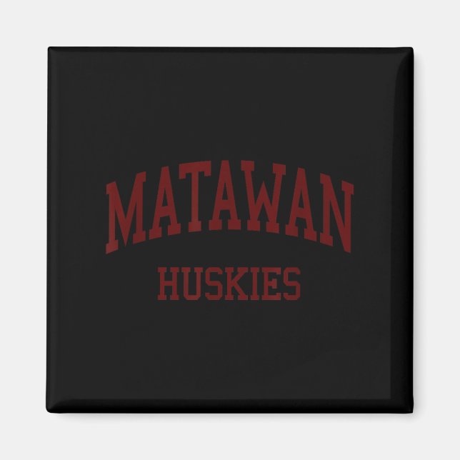 Matawan Regional High School Hs Aberdeen Nj Retro  Magnet (Vorne)