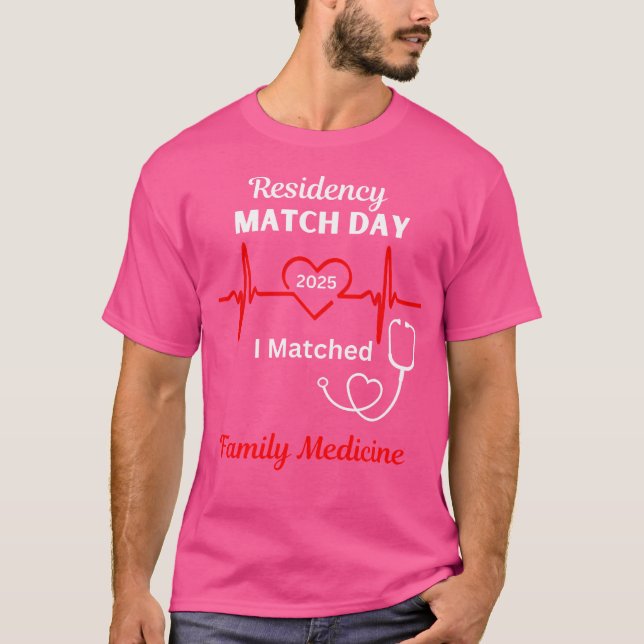 Match Day 2025 - I Matched Famil T-Shirt (Vorderseite)