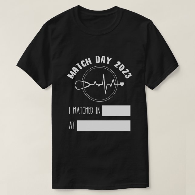 Match Day Future Doctor Residenz T-Shirt (Design vorne)