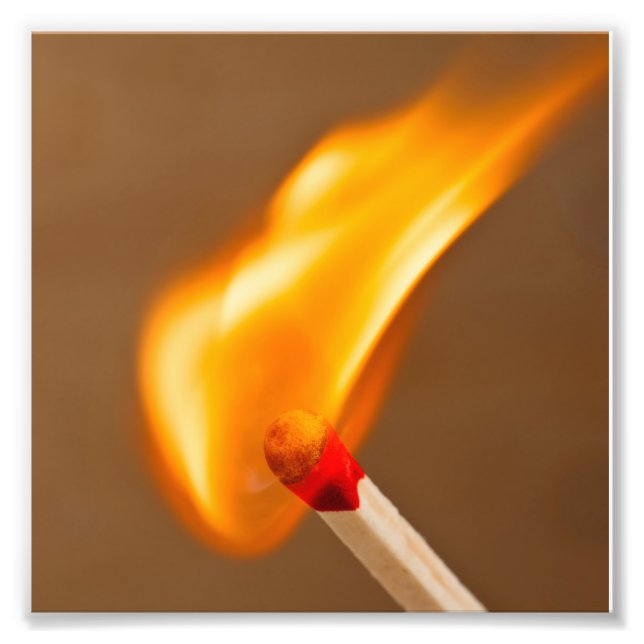Match Fire Fotodruck (Vorne)