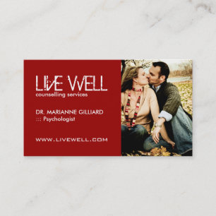 Match-Hersteller-Visitenkarte der Paar-Therapie-  Visitenkarte