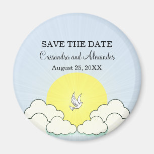 Match Made in Heaven Save the Date Magnet