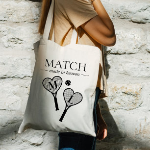 Match Made in Heaven Tennis Bachelorette Bride Tragetasche