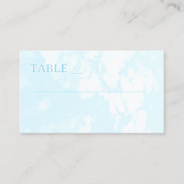 Match Made In Heaven Wedding Platzkarte (Vorderseite)