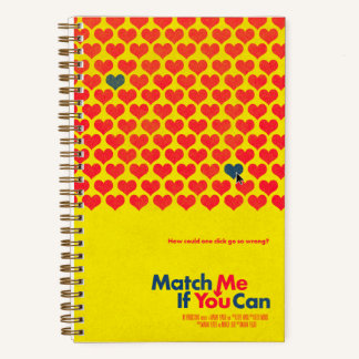 Match mir, wenn Sie Spiral-Notebook Notizbuch