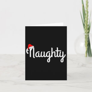 Match Naughty & Nice Shirt Nice List Christ Karte