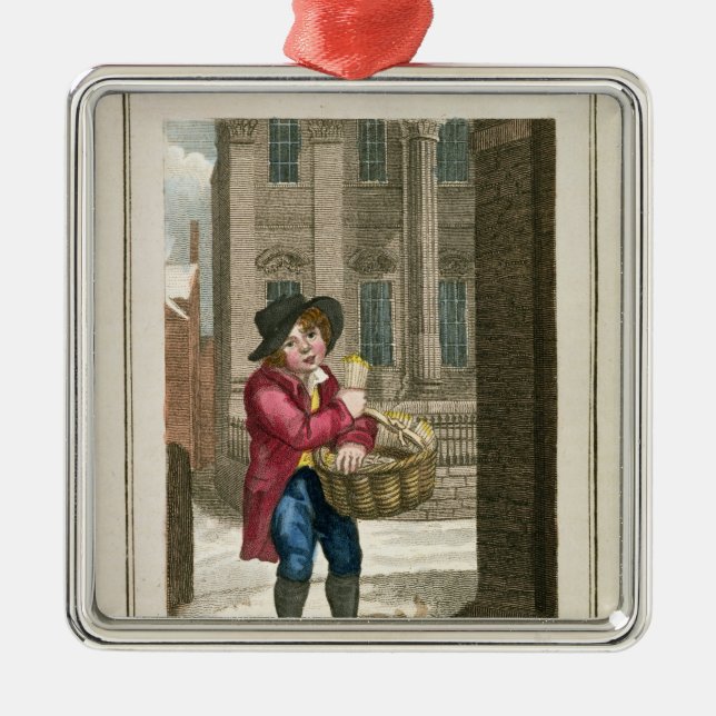Match, Villenhaus Silbernes Ornament (Vorne)