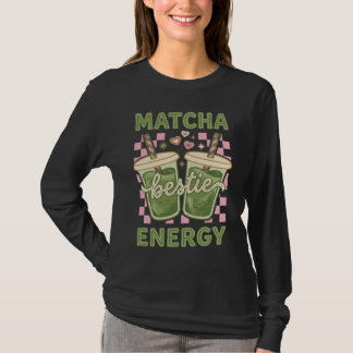 MATCHA Bestie - Süßes Grafik-T-Shirt für Grüntee-L T-Shirt