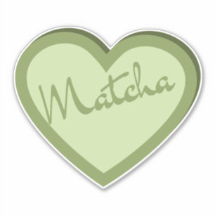 Matcha boba grüner Tee, Matcha Aufkleber