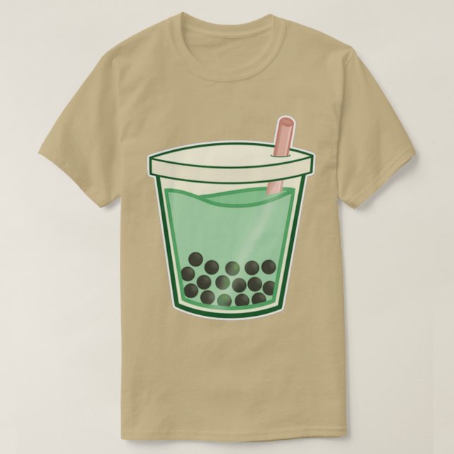 Matcha Boba Tea 3 T-Shirt (Design vorne)