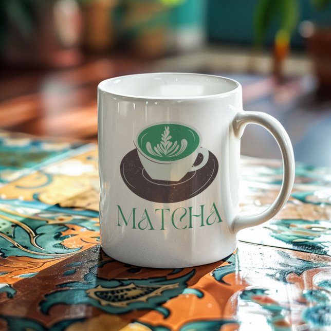 Matcha Boba Tea Kaffeetasse (Von Creator hochgeladen)