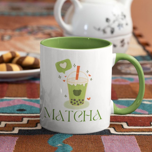 Matcha Boba Tea Tasse (Von Creator hochgeladen)