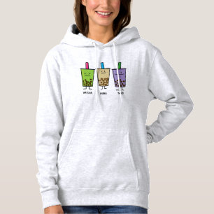 Matcha boba Teegrüngetränkmilch Hoodie