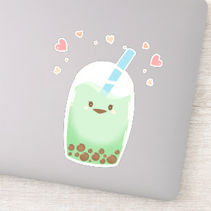 Matcha Bubble Tee Aufkleber