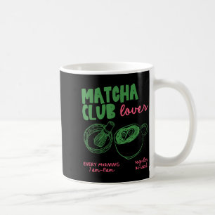 Matcha Club Regulärer oder Eis-Grüntee-Matcha-Latt Kaffeetasse