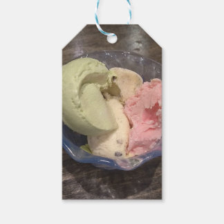 Matcha-Erdbeere-Vanille-Eiscreme-Scoop-Sundae B Geschenkanhänger