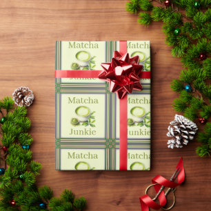 Matcha-Geschenkpapier Geschenkpapier