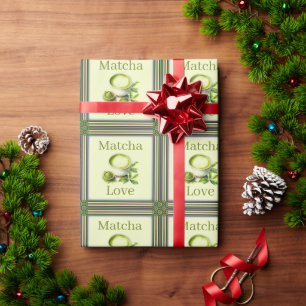 Matcha-Geschenkpapier Geschenkpapier