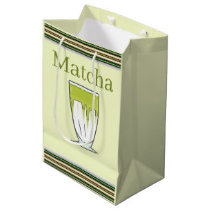 Matcha-Geschenktasche Mittlere Geschenktüte