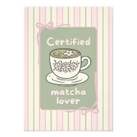 Matcha-Getränk Poster Wandkunst