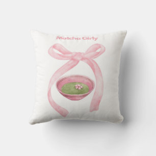 Matcha Girly Pillow Kissen