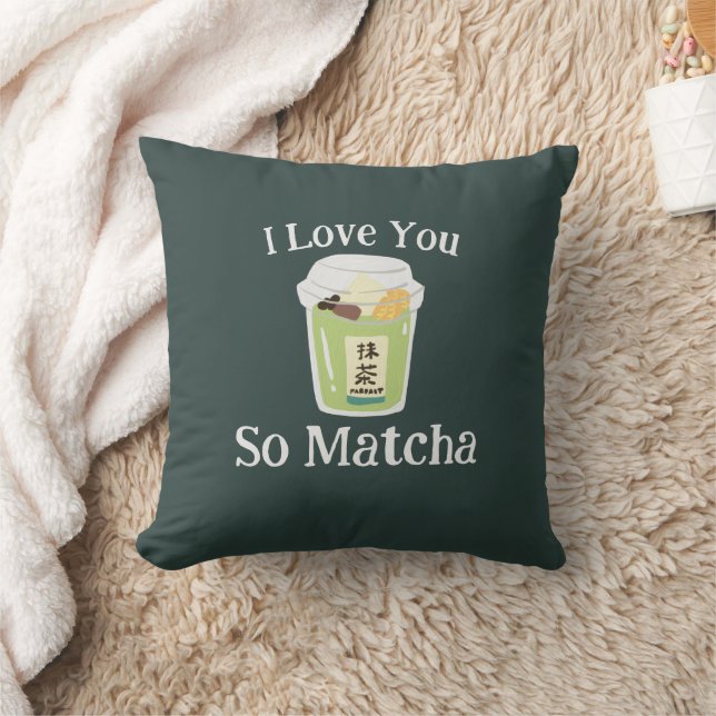 Matcha Green Tea Kissen (Decke)