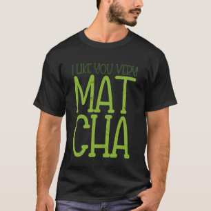 Matcha Green Tea Lover ICES Matcha Latte Langarm T-Shirt