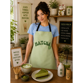 Matcha Green Tea Schürze