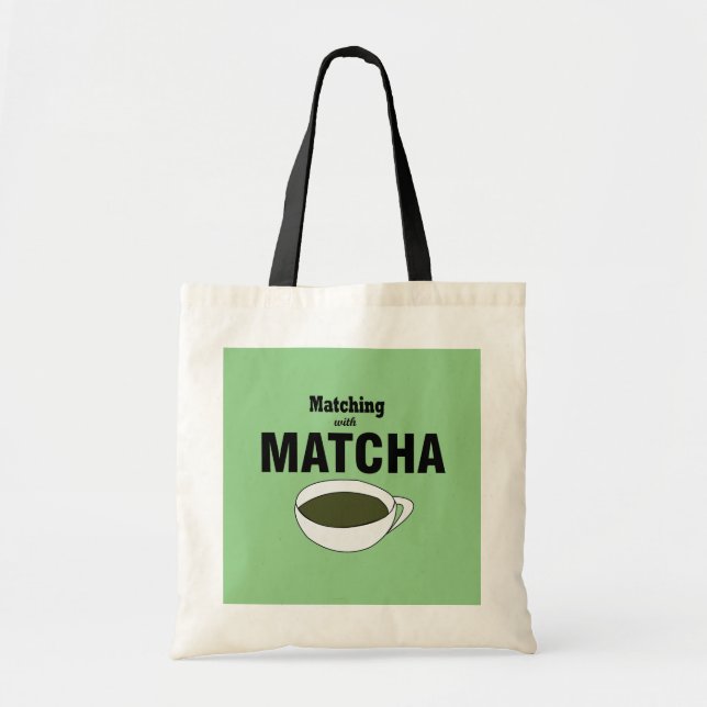 Matcha Green Tea Tragetasche (Vorne)