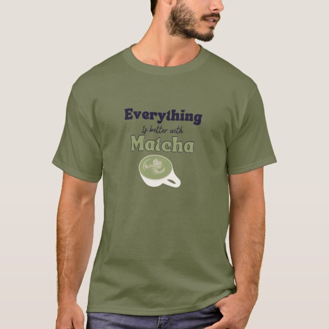 Matcha Green Tee, Best Teas T - Shirt (Vorderseite)